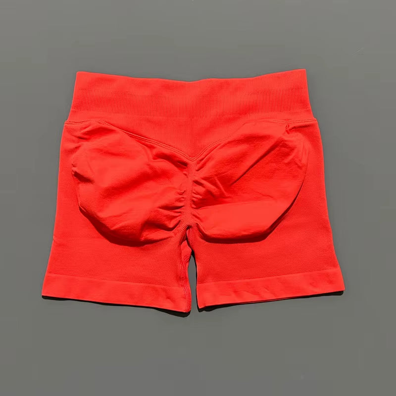 Shorts 4.5" Women Fitness Sports Biker Shorts Low Waist Gym Short Workout Scrunch Butt Yoga Seamless Leggings