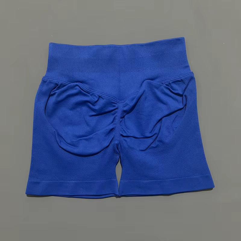 Shorts 4.5" Women Fitness Sports Biker Shorts Low Waist Gym Short Workout Scrunch Butt Yoga Seamless Leggings