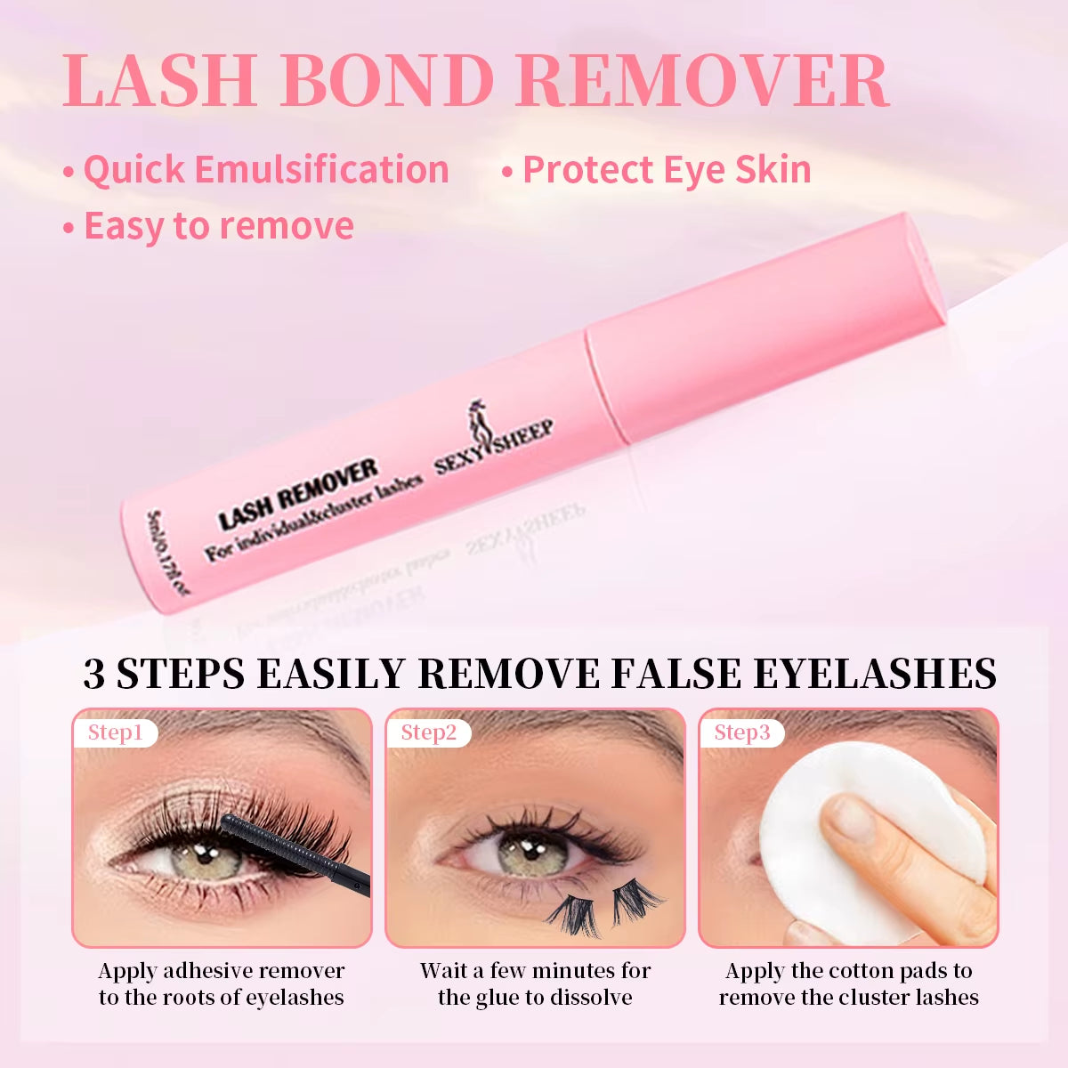 DIY Lash Extension Kit 480Pcs Individual Lashes Cluster Mix 40D 60D 60D 80D with Lash Bond and Seal and Remover,Tweezers