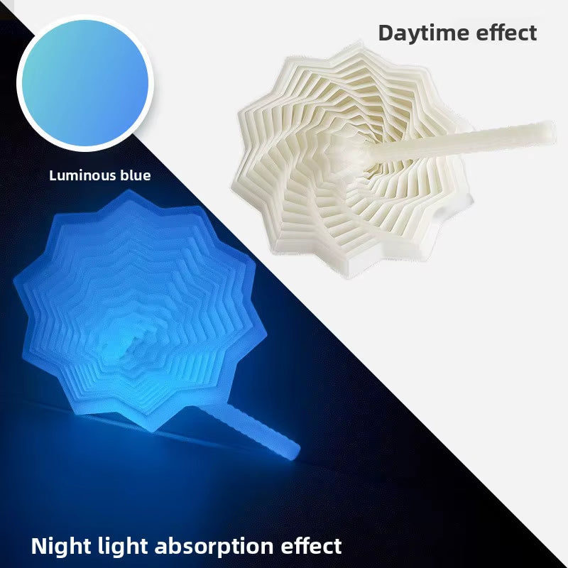 3D Printing Expanded Sensory Fidget Star Model Visual Illusion Hexagon Whirling Spiral Ornaments Stress Relief Board Game