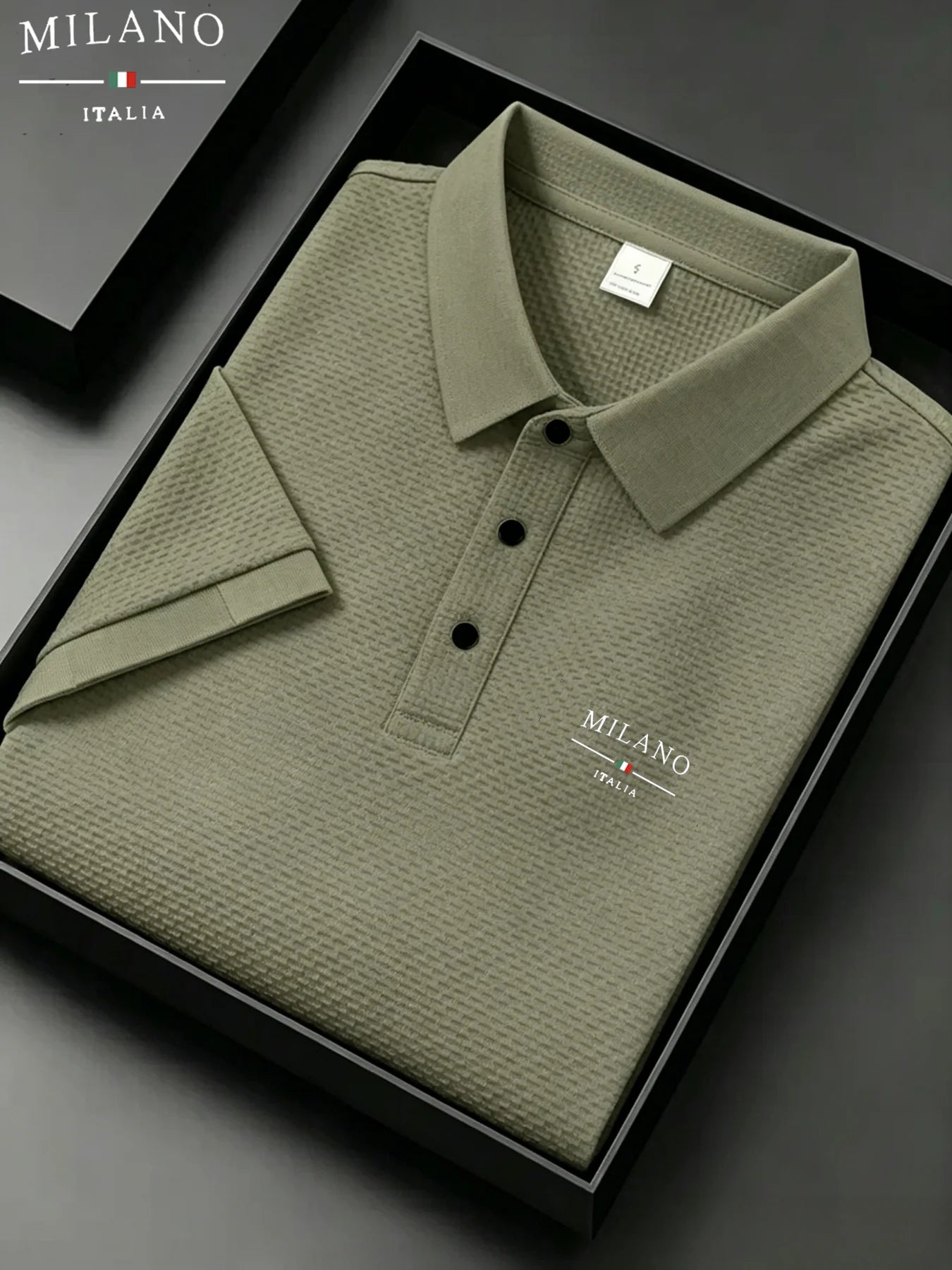 Men'S Short-Sleeved Polo Shirt