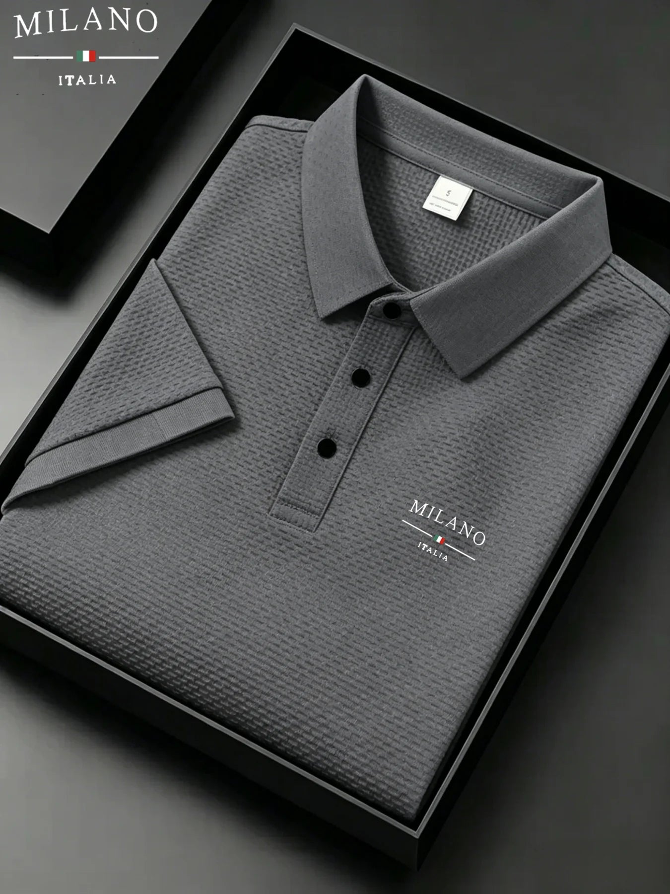 Men'S Short-Sleeved Polo Shirt
