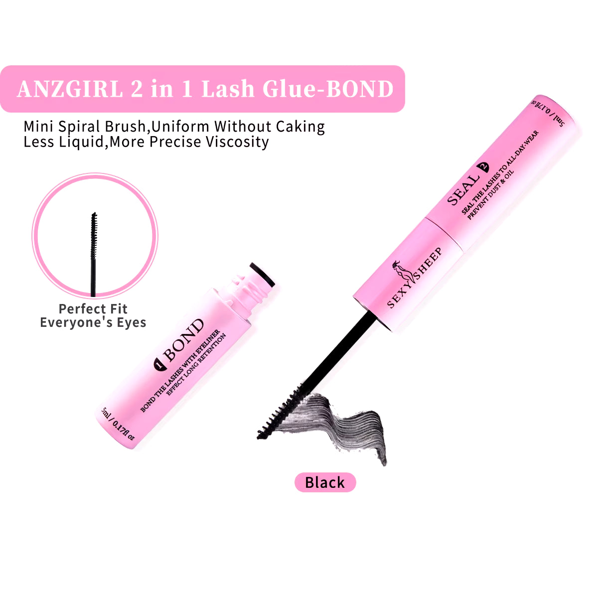 DIY Lash Extension Kit 480Pcs Individual Lashes Cluster Mix 40D 60D 60D 80D with Lash Bond and Seal and Remover,Tweezers
