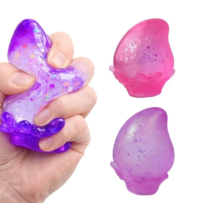 Squishy Water Drop Sensory Toys Slow Rebound Maltose Stress Balls Fidget Toys Stress Relief Decompression Toy for Adult Gifts