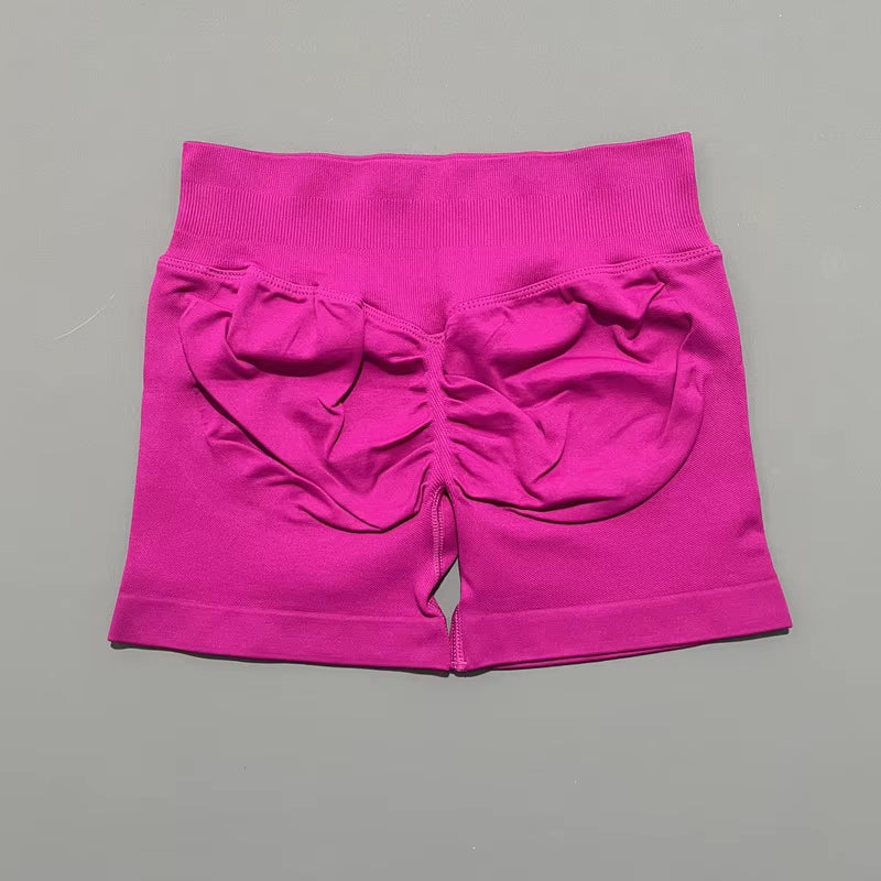 Shorts 4.5" Women Fitness Sports Biker Shorts Low Waist Gym Short Workout Scrunch Butt Yoga Seamless Leggings