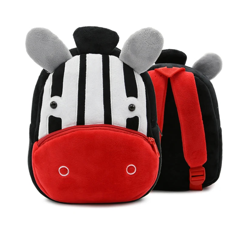 Cute Animals Cartoon Plush Children Backpacks Schoolbag Girls Boys Casual Baby Bags