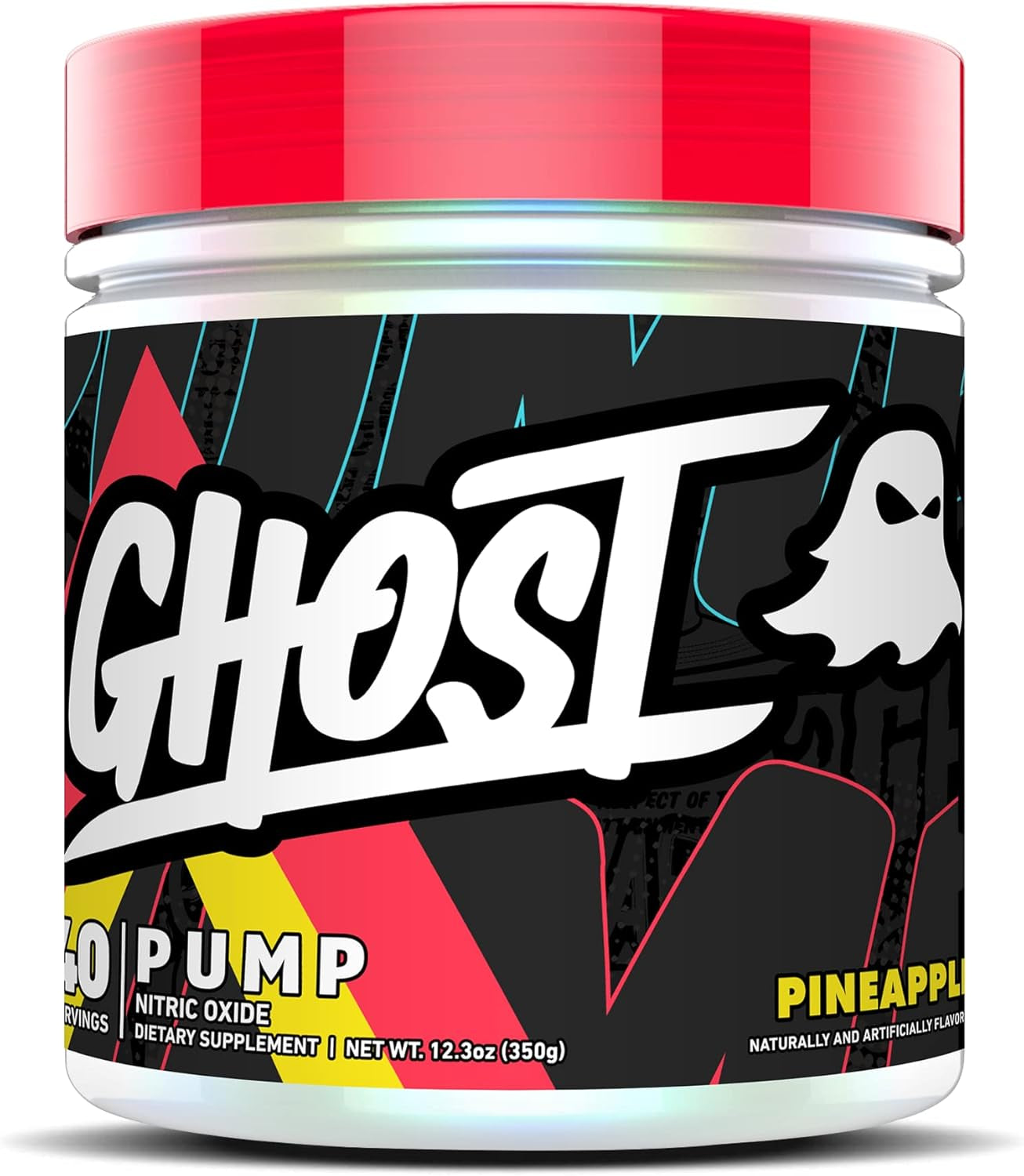 Pump Nitric Oxide Powder, Pineapple - 40 Servings - Sugar-Free & Stim-Free Pre-Workout Supplements - L-Citrulline, Arginine Nitrate & L-Glutathione - Soy & Gluten-Free, Vegan