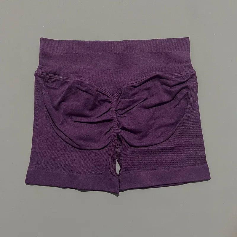 Shorts 4.5" Women Fitness Sports Biker Shorts Low Waist Gym Short Workout Scrunch Butt Yoga Seamless Leggings