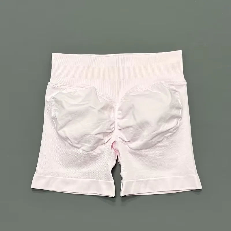 Shorts 4.5" Women Fitness Sports Biker Shorts Low Waist Gym Short Workout Scrunch Butt Yoga Seamless Leggings