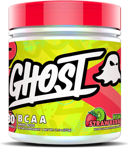 BCAA Powder Amino Acids Supplement, Kiwi Strawberry - 30 Servings - Sugar-Free Intra, Post & Pre Workout Amino Powder & Recovery Drink, 7G BCAA