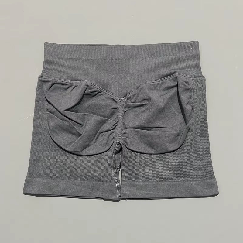 Shorts 4.5" Women Fitness Sports Biker Shorts Low Waist Gym Short Workout Scrunch Butt Yoga Seamless Leggings