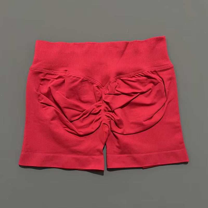 Shorts 4.5" Women Fitness Sports Biker Shorts Low Waist Gym Short Workout Scrunch Butt Yoga Seamless Leggings