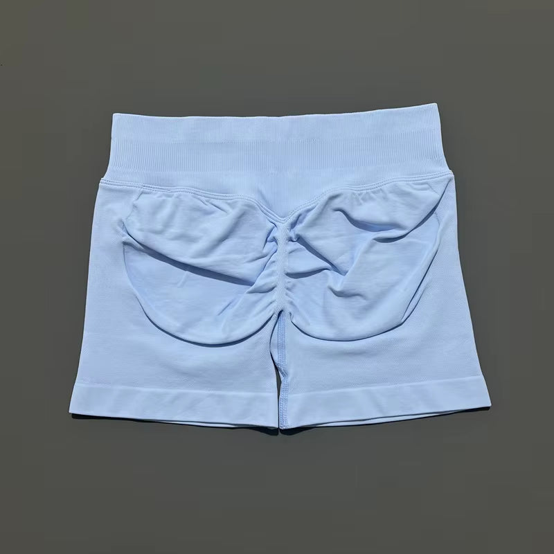 Shorts 4.5" Women Fitness Sports Biker Shorts Low Waist Gym Short Workout Scrunch Butt Yoga Seamless Leggings