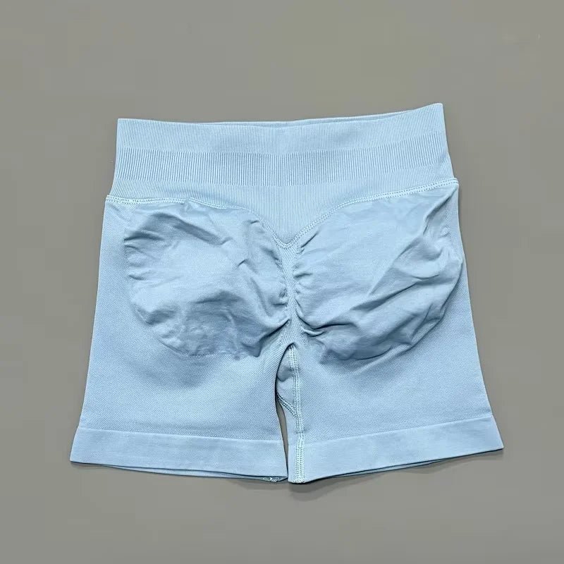 Shorts 4.5" Women Fitness Sports Biker Shorts Low Waist Gym Short Workout Scrunch Butt Yoga Seamless Leggings