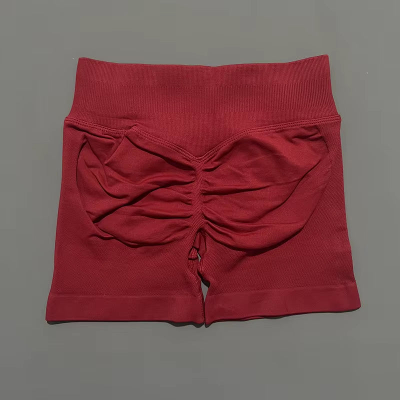 Shorts 4.5" Women Fitness Sports Biker Shorts Low Waist Gym Short Workout Scrunch Butt Yoga Seamless Leggings