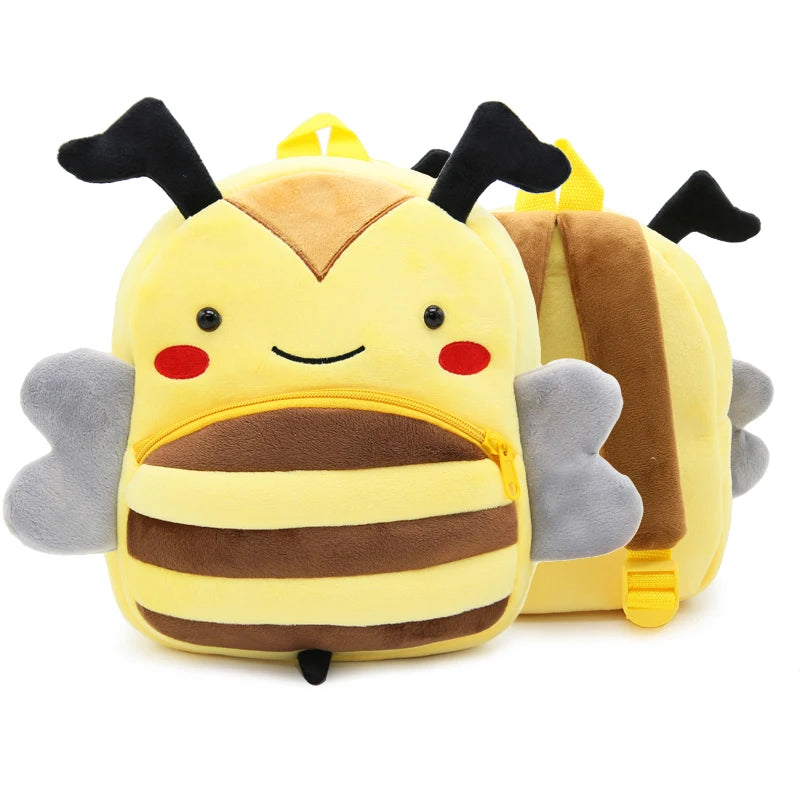 Cute Animals Cartoon Plush Children Backpacks Schoolbag Girls Boys Casual Baby Bags