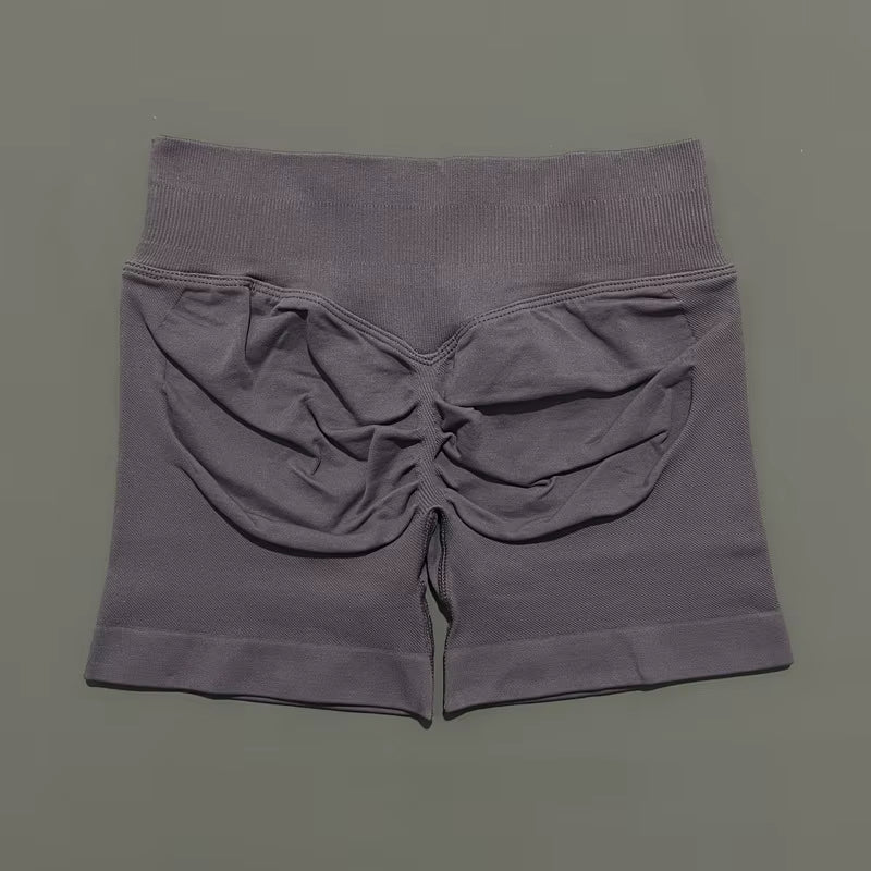 Shorts 4.5" Women Fitness Sports Biker Shorts Low Waist Gym Short Workout Scrunch Butt Yoga Seamless Leggings