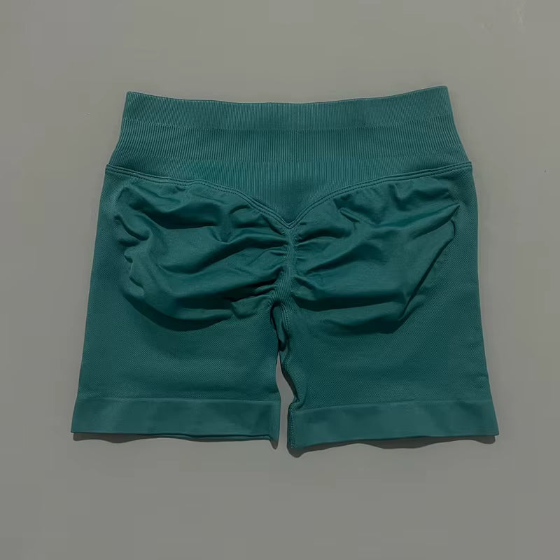 Shorts 4.5" Women Fitness Sports Biker Shorts Low Waist Gym Short Workout Scrunch Butt Yoga Seamless Leggings