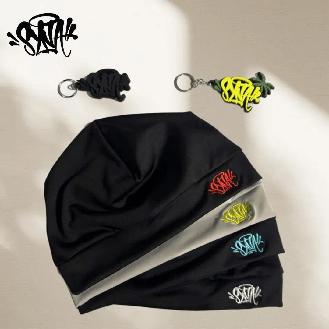 Sy Skull Hat Embroidered Knitted Hat Trendy Brand Street Air Cooled Hat for Autumn and Winter Warmth
