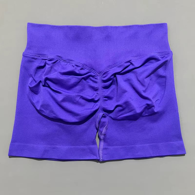 Shorts 4.5" Women Fitness Sports Biker Shorts Low Waist Gym Short Workout Scrunch Butt Yoga Seamless Leggings